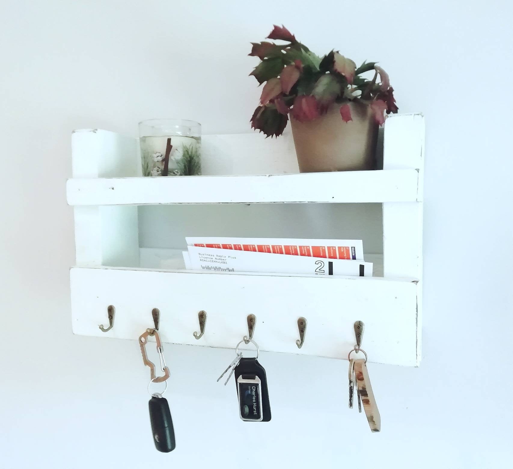 Hallway key new arrivals shelf